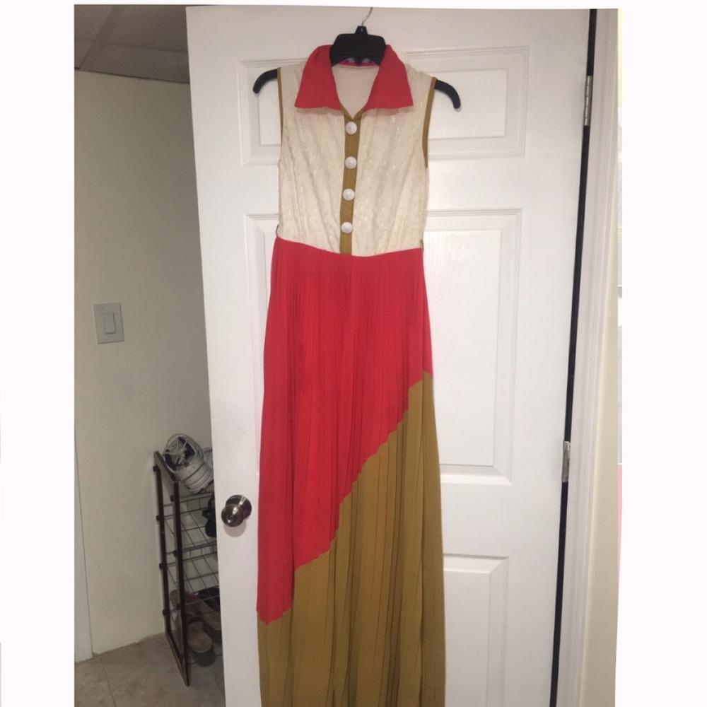 Chiffon maxi dress